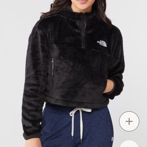 XS BLACK The North Face Osito Quarter-Zip Hoodie - Women's Fleece Brand New